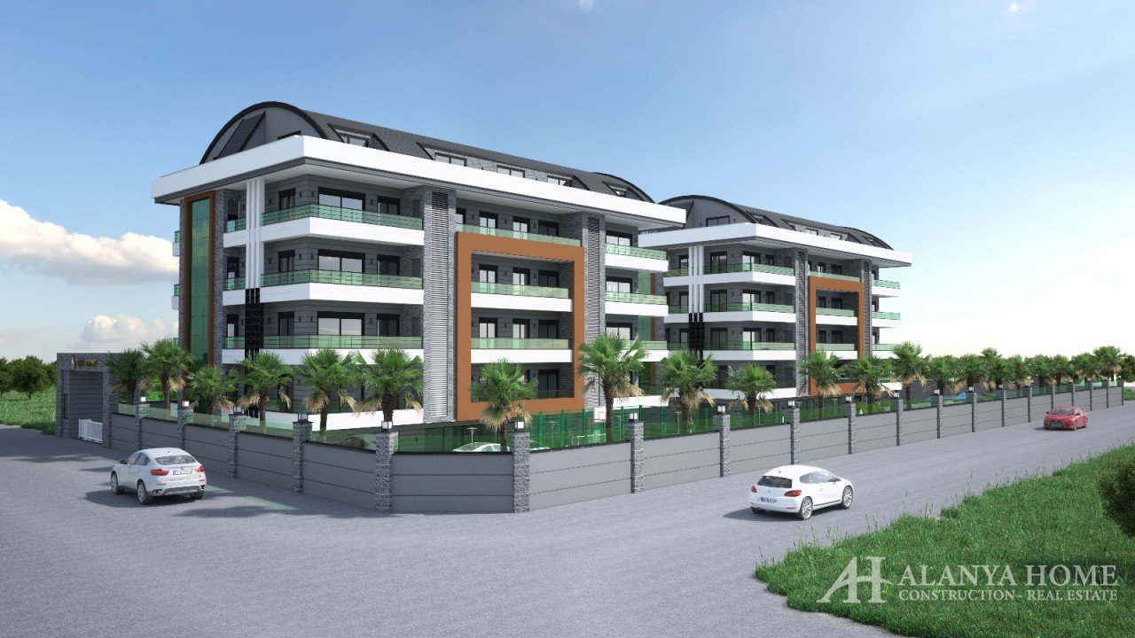 Twins Guzel Oba Alanya Antalya Turkey purchase sale property of a furnished one-bedroom apartment in